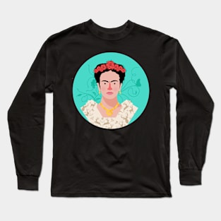 Cute Frida Kahlo Long Sleeve T-Shirt